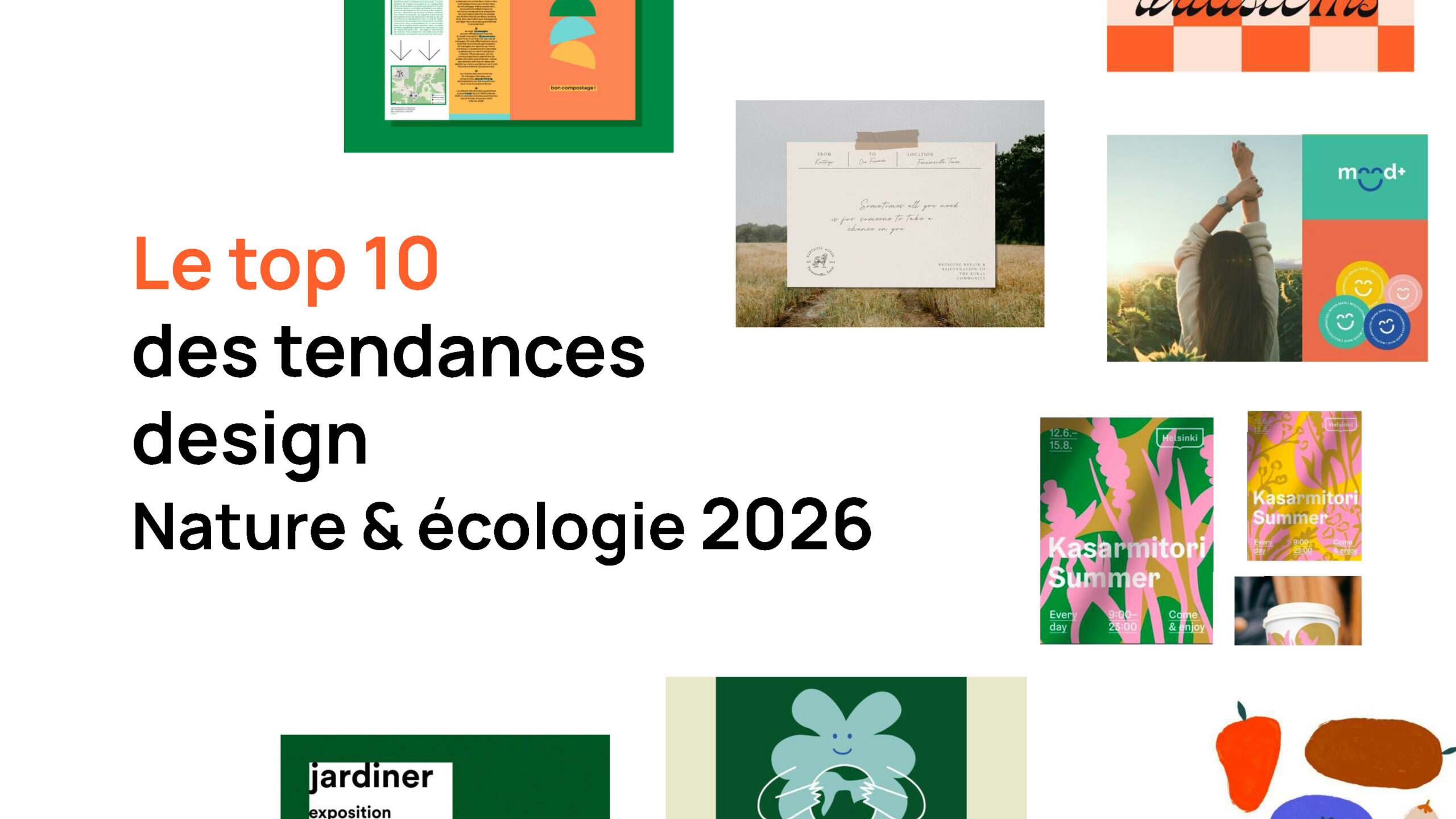 Le top 10 des tendances design pour les marques nature & écologie en 2026