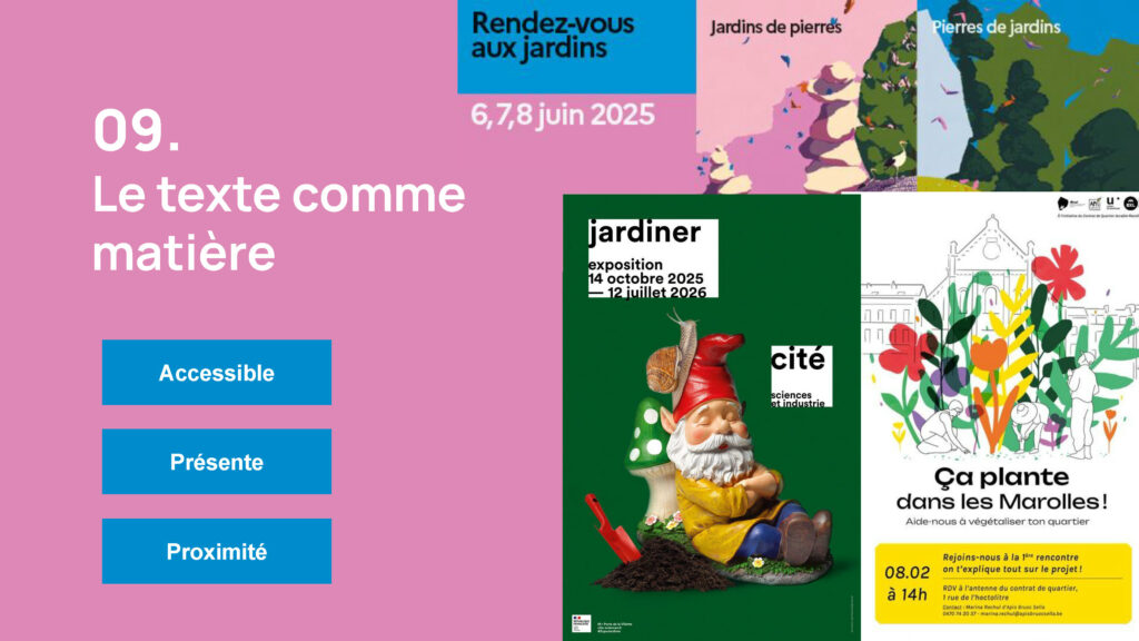 Typographie et messages clairs comme éléments centraux du design des marques écologiques