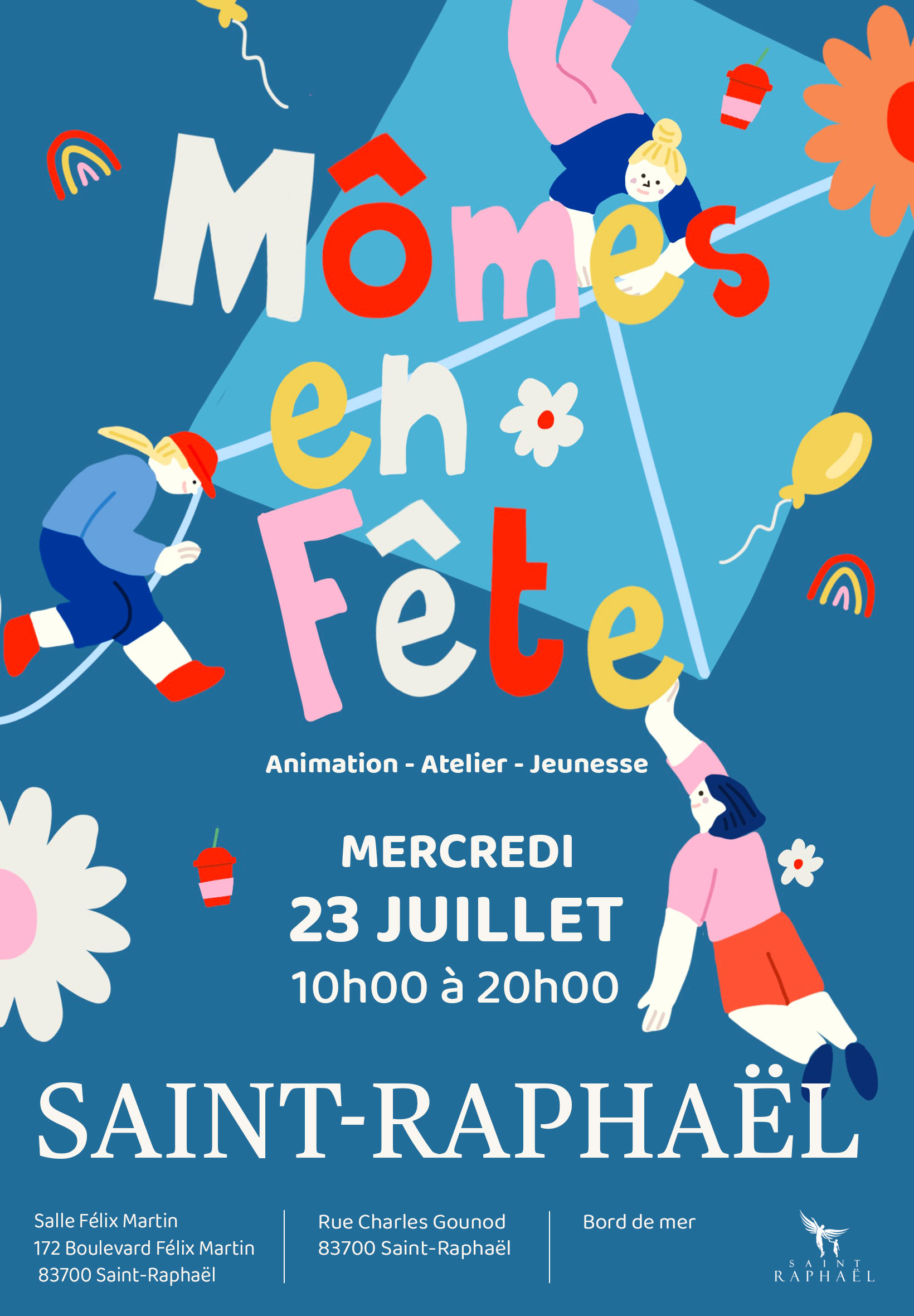 illustration jeunesse affiche évenement loisir graphiste