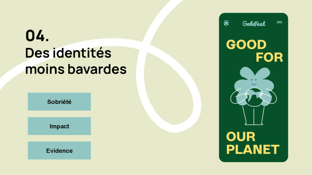 Identité visuelle sobre et minimaliste pour les marques du vivant