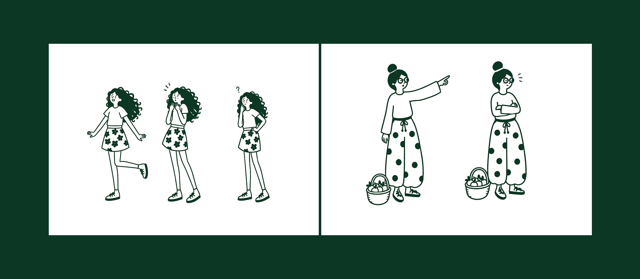 personnage illustratif nature et vectoriel